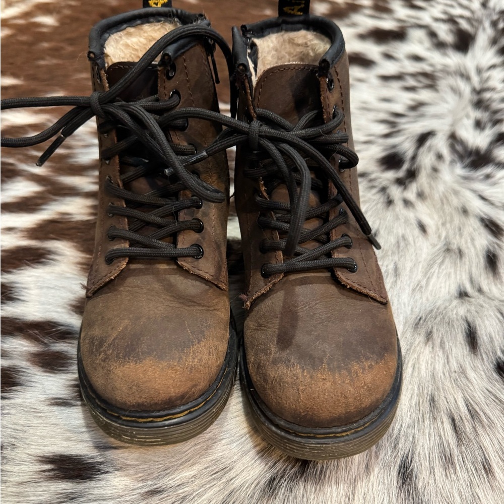 Dr. Martens Brown Leather Boots